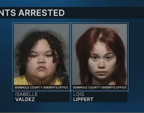 Isabelle Valdez and Lois Lippert mugshots